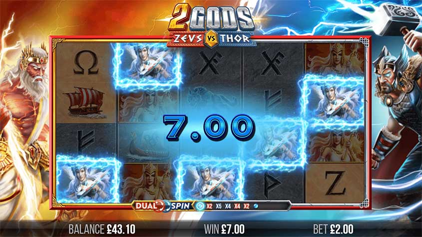 2 Gods Zeus Vs Thor สล็อตค่าย 4ThePlayer Gaming ทางเข้า SLOTXO เว็บตรง