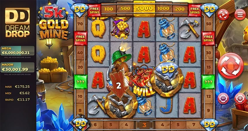 5K Gold Mine Dream Drop สล็อตค่าย 4ThePlayer Gaming ทางเข้า SLOTXO เว็บตรง