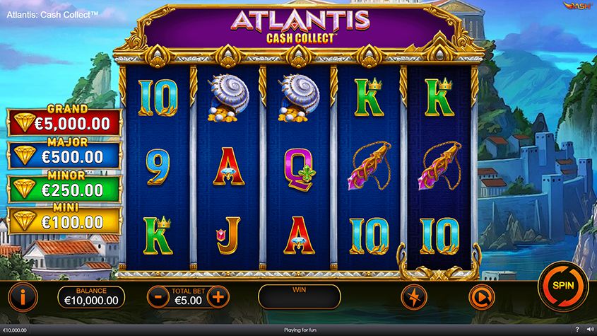 Atlantis Cash Collect สล็อต666 สล็อตค่าย Playtech เว็บสล็อต PG