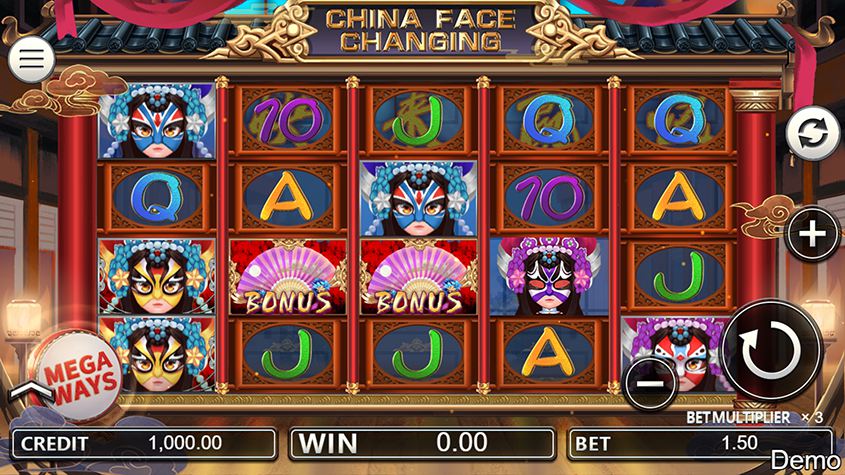 China Face Changing Iconic Gaming Slots เว็บตรง สล็อต XO