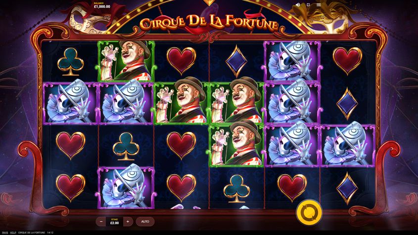 Cirque De La Fortune สล็อต Red Tiger Gaming เว็บตรง SLOTXO เข้าสู่ระบบ