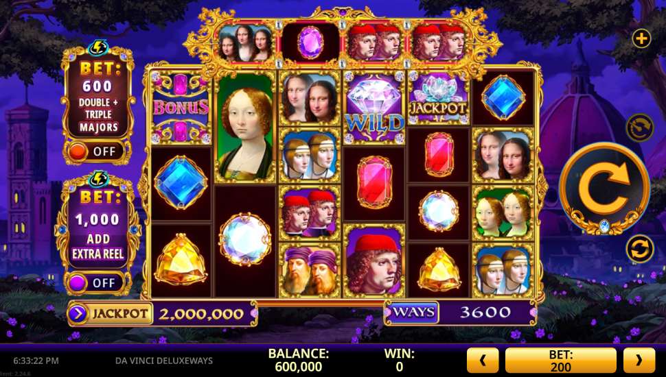 Da Vinci DeluxeWays สล็อตค่าย High 5 Slots เข้าสู่ระบบ บนเว็บ สล็อต XO
