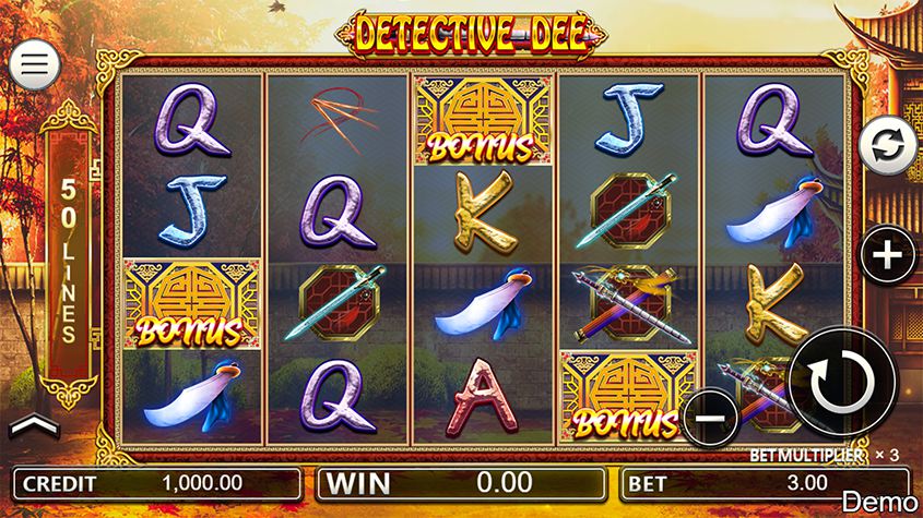 Detective Dee Iconic Gaming Slots เว็บตรง สล็อต XO