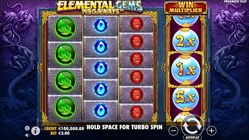 Elemental Gems Megaways สล็อตค่าย Pragmatic Play บนเว็บ PGSLOT