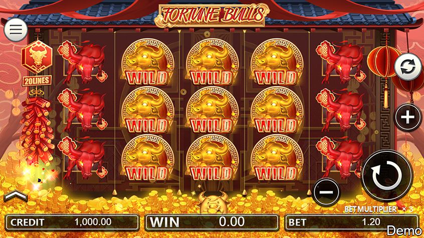 Fortune Bulls Iconic Gaming Slots เว็บตรง สล็อต XO