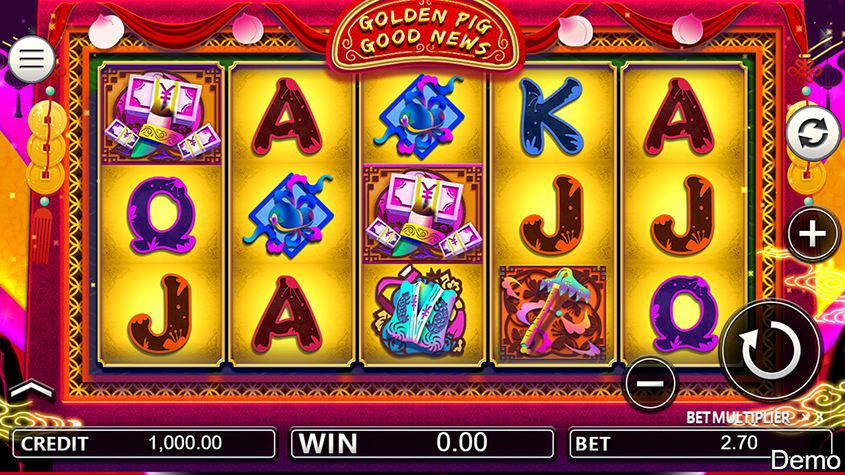 Golden Pig Good News Iconic Gaming Slots เว็บตรง สล็อต XO