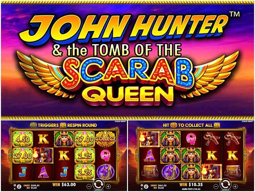 John Hunter And The Tomb Of The Scarab Queen สล็อตค่าย Pragmatic Play บนเว็บ PGSLOT