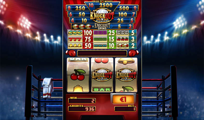 Knockout Diamonds สล็อตค่าย Elk Studios Gaming ทางเข้า SLOTXO เว็บตรง