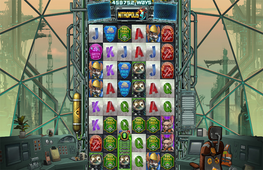 Nitropolis 4 สล็อตค่าย Elk Studios Gaming ทางเข้า SLOTXO เว็บตรง