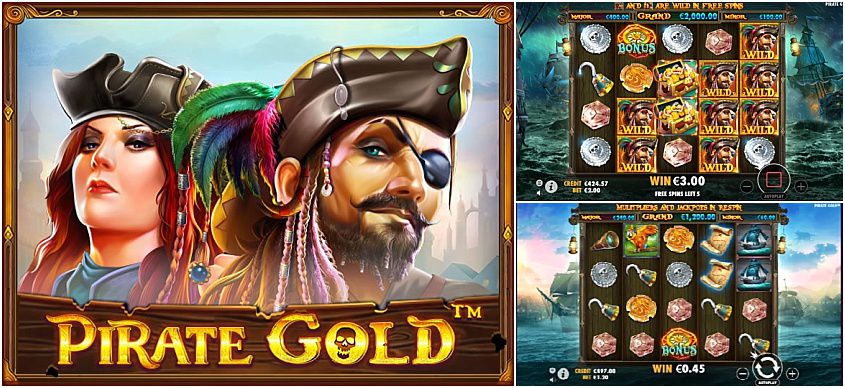 Pirate Gold สล็อตค่าย Pragmatic Play บนเว็บ PGSLOT
