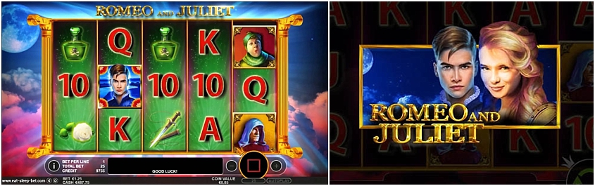 Romeo And Juliet Slot สล็อตค่าย Pragmatic Play บนเว็บ PGSLOT