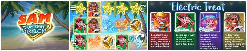 Sam on the Beach สล็อตค่าย Elk Studios Gaming ทางเข้า SLOTXO เว็บตรง