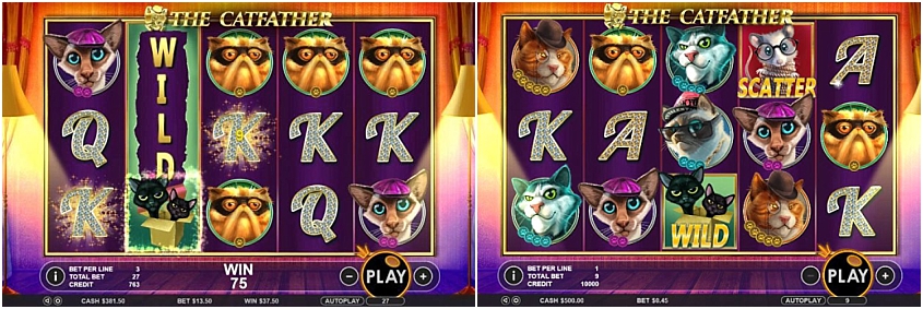 The Catfather สล็อตค่าย Pragmatic Play บนเว็บ PGSLOT