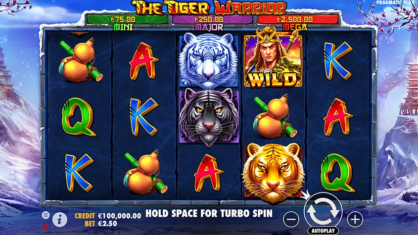 The Tiger Warrior สล็อตค่าย Pragmatic Play บนเว็บ PGSLOT