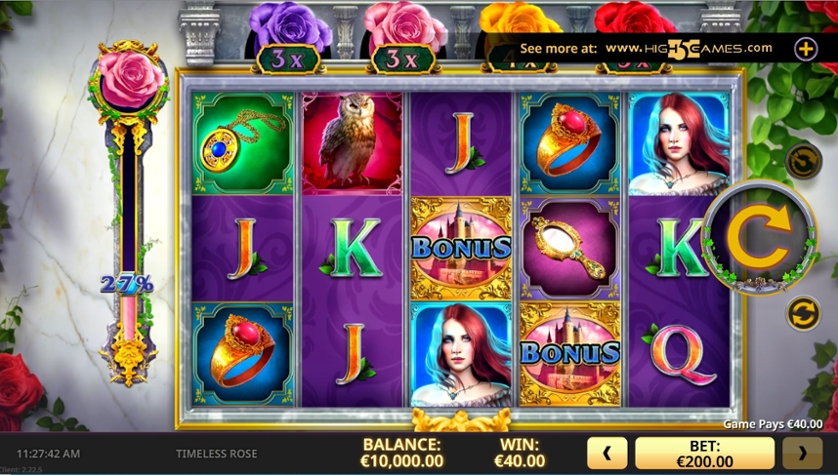 Timeless Rose Spincrease สล็อตค่าย High 5 Slots เข้าสู่ระบบ บนเว็บ สล็อต XO