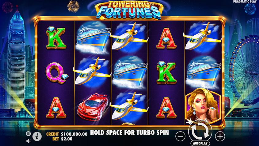 Towering Fortunes สล็อตค่าย Pragmatic Play บนเว็บ PGSLOT