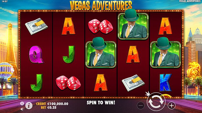 Vegas Adventures With Mr Green สล็อตค่าย Pragmatic Play บนเว็บ PGSLOT
