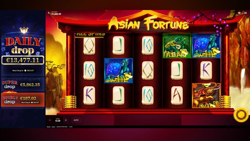 asian fortune สล็อตค่าย Red Tiger Gaming เครดิตฟรี SLOTXO เข้าสู่ระบบ