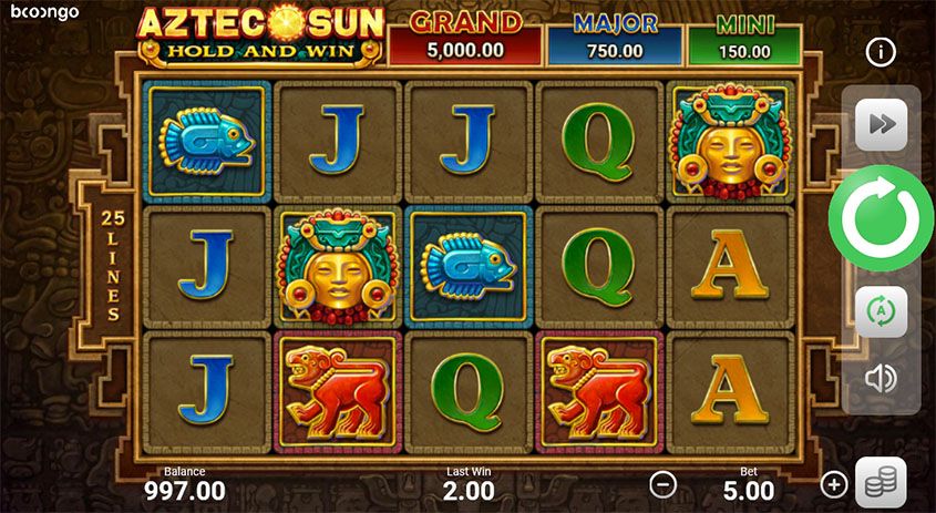 Aztec Sun สล็อต Boongo Slots เว็บตรง สล็อต XO