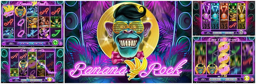 Banana Rock Slot Play'n GO Slots สล็อต SLOTXO เว็บตรง