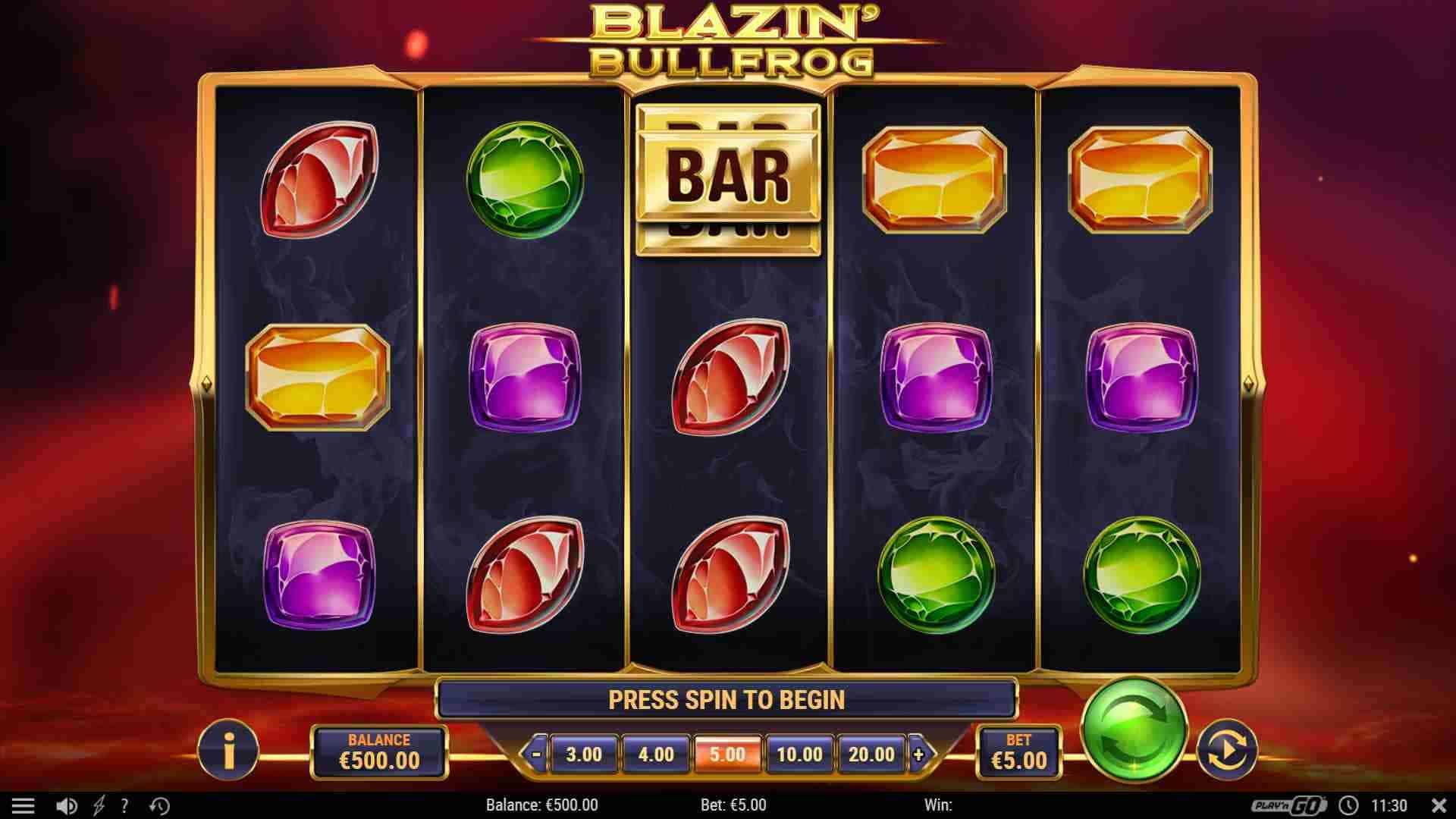 Blazin Bullfrog Play'n GO Slots สล็อต SLOTXO เว็บตรง