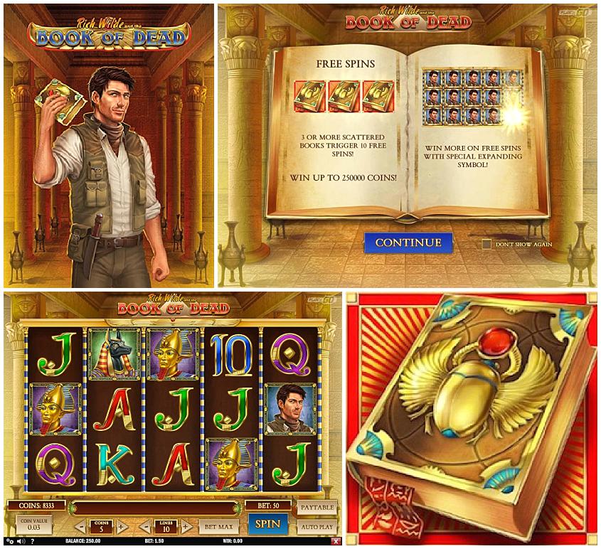 Book Of Dead Slot Play'n GO Slots สล็อต SLOTXO เว็บตรง