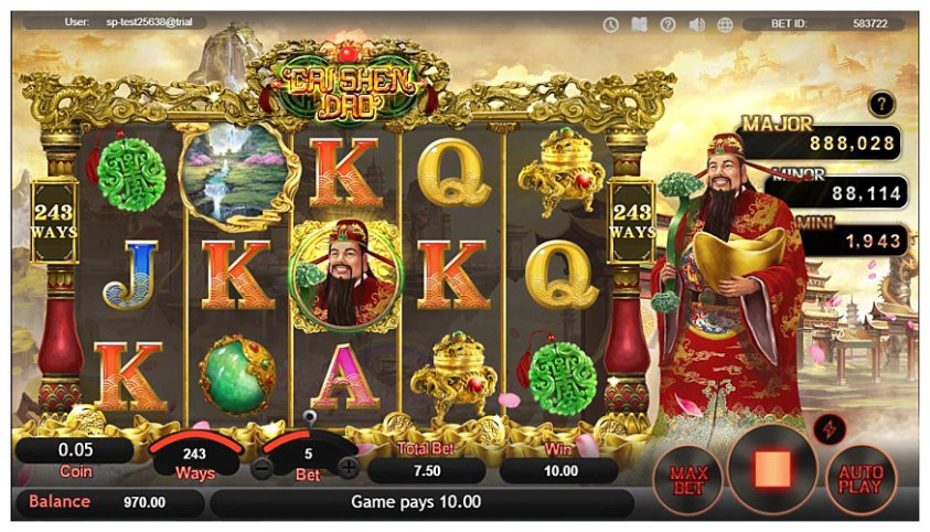 Cai Shen Dao SimplePlay Slots ทางเข้า SLOTXO เว็บตรง