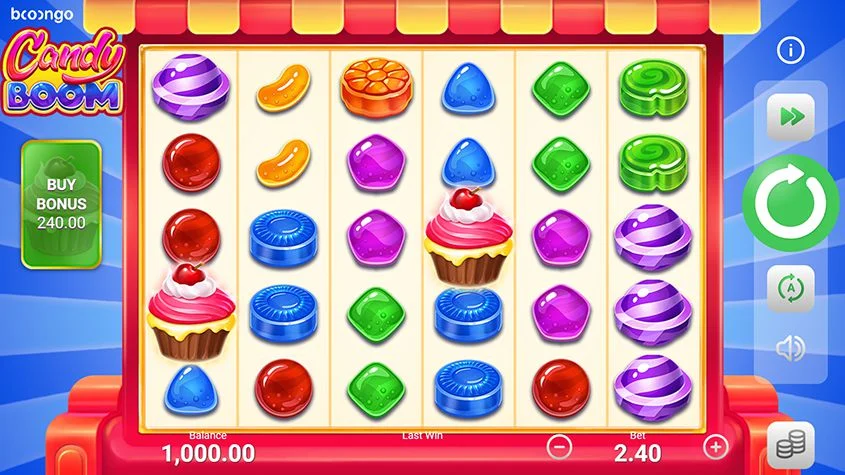 Candy Boom สล็อต Boongo Slots เว็บตรง สล็อต XO