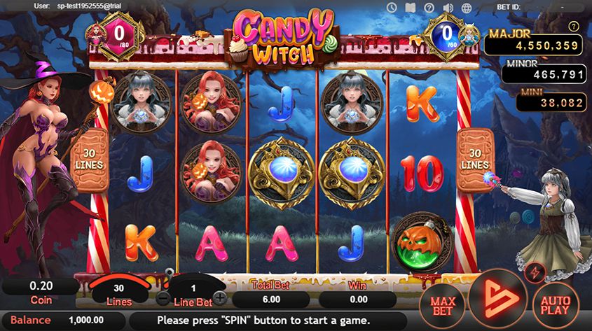 Candy Witch SimplePlay Slots ทางเข้า SLOTXO เว็บตรง