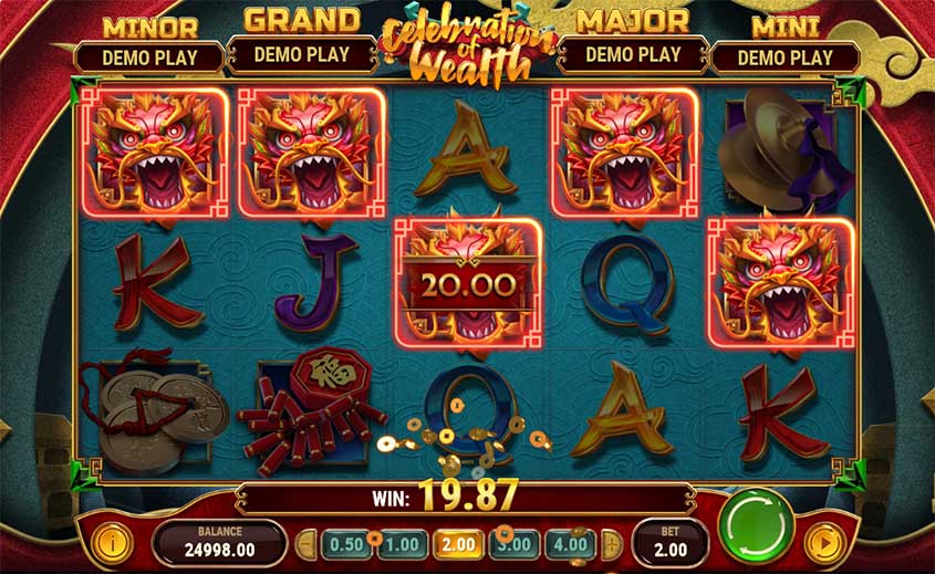 Celebration Of Wealth Play'n GO Slots สล็อต SLOTXO เว็บตรง