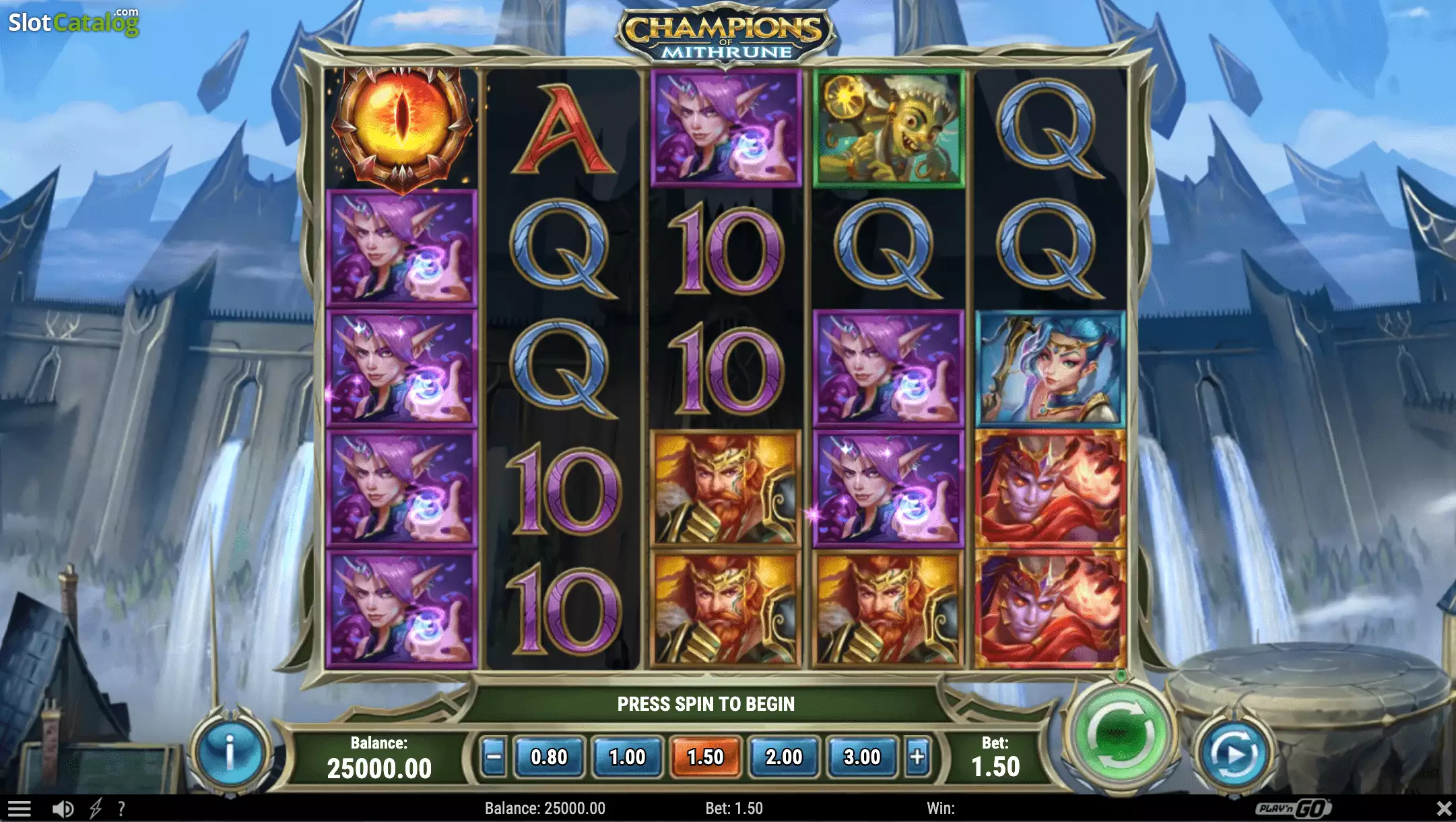 Champions Of Mithrune Play'n GO Slots สล็อต SLOTXO เว็บตรง