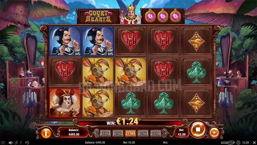 Court Of Hearts Play'n GO Slots สล็อต SLOTXO เว็บตรง