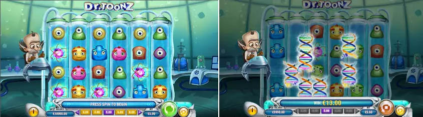Dr Toonz Play'n GO Slots สล็อต SLOTXO เว็บตรง