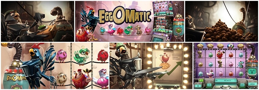 EggOMatic Slot สล็อตค่าย NetEnt ทางเข้า SLOTXO เว็บตรง