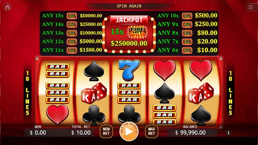 Fire Hit KA Gaming สล็อต SLOTXO เว็บตรง