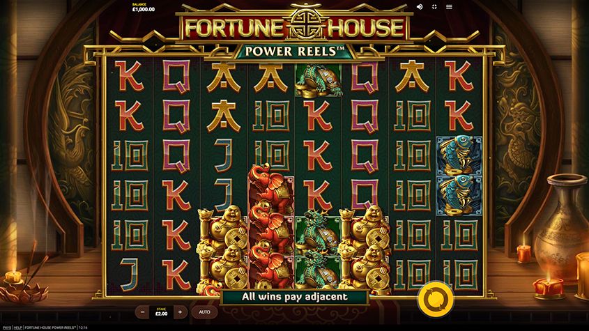 Fortune House Power Reels สล็อต Red Tiger Gaming เว็บตรง SLOTXO