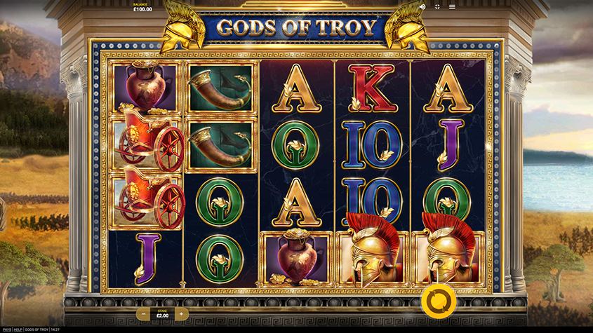 Gods of Troy สล็อต Red Tiger Gaming เว็บตรง SLOTXO