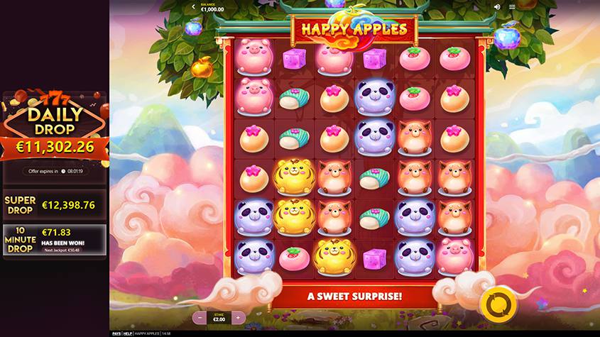 Happy Apples สล็อต Red Tiger Gaming เว็บตรง SLOTXO