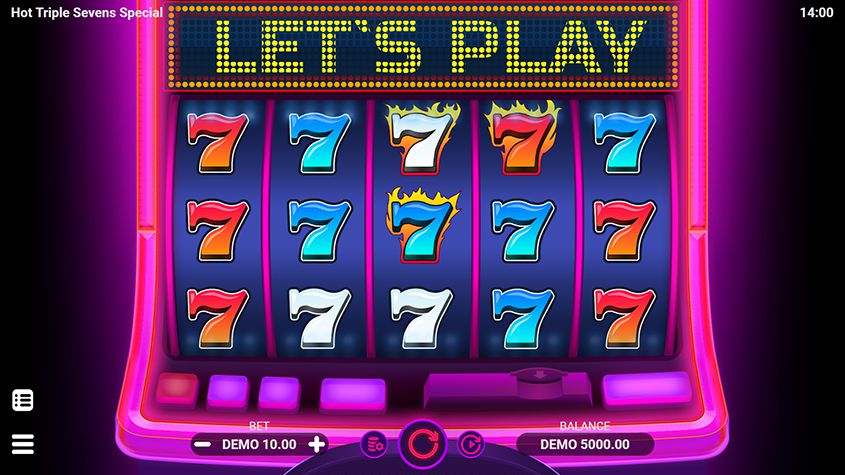 Hot Triple Sevens Special Evolplay Slots ทางเข้า SLOTXO เว็บตรง