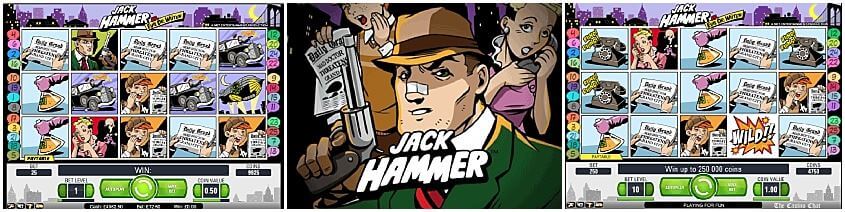Jack Hammer Slot สล็อตค่าย NetEnt ทางเข้า SLOTXO เว็บตรง