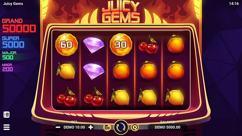 Juicy Gems Evolplay Slots ทางเข้า SLOTXO เว็บตรง