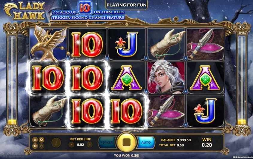 Lady Hawk Slot สล็อต SLOTXO เว็บตรง