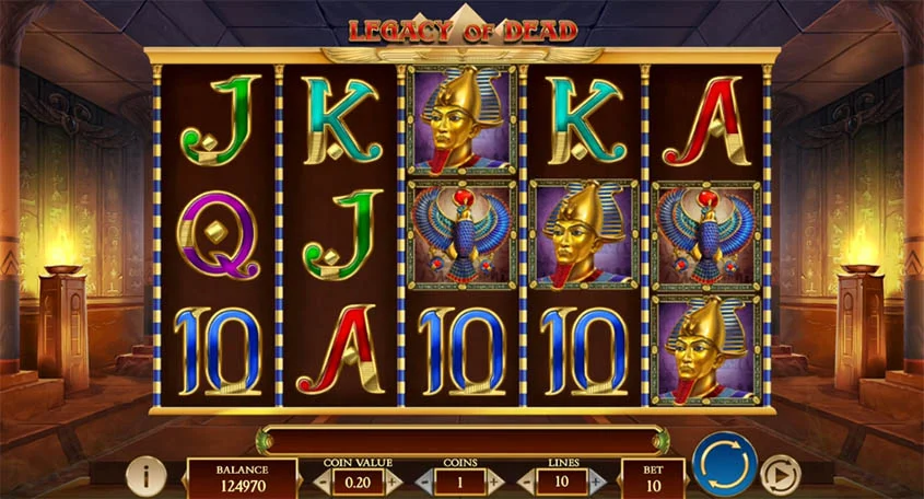 Legacy Of Dead Slot Play'n GO Slots สล็อต SLOTXO เว็บตรง