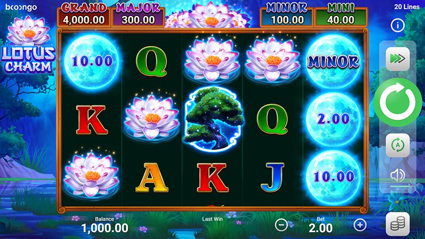 Lotus Charm สล็อต Boongo Slots เว็บตรง สล็อต XO