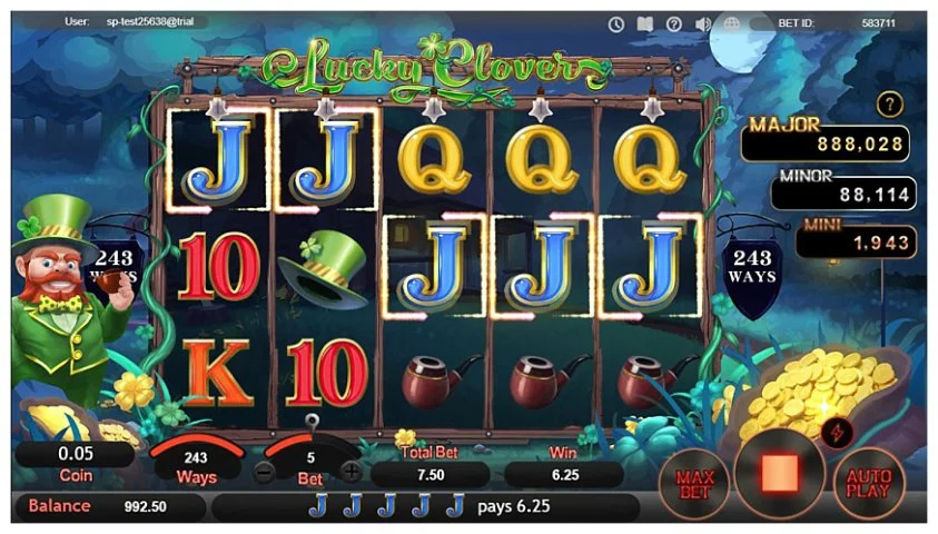 Lucky Clover SimplePlay Slots ทางเข้า SLOTXO เว็บตรง