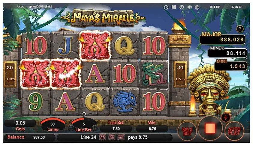 Mayas Miracle SimplePlay Slots ทางเข้า SLOTXO เว็บตรง