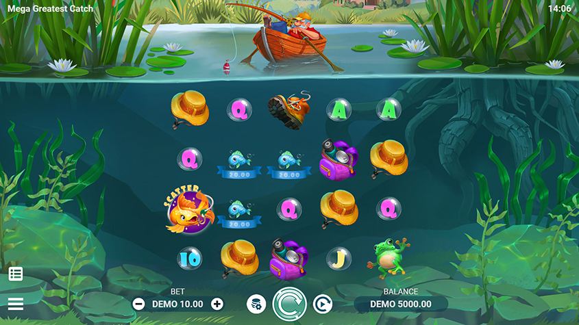 Mega Greatest Catch Evolplay Slots ทางเข้า SLOTXO เว็บตรง