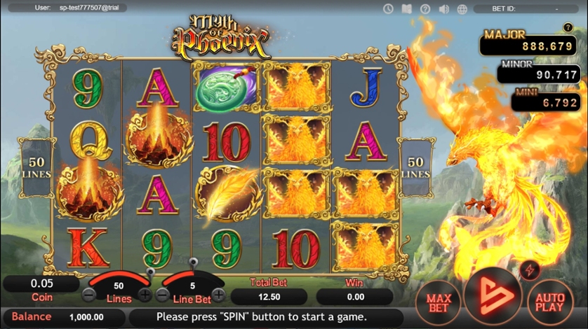 Myth Of Phoenix SimplePlay Slots ทางเข้า SLOTXO เว็บตรง