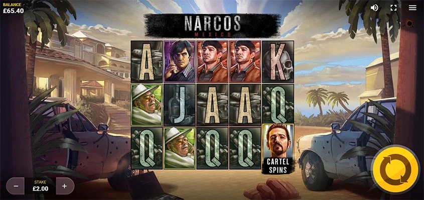 Narcos Mexico สล็อต Red Tiger Gaming เว็บตรง SLOTXO