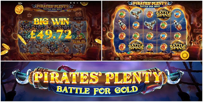 Pirates Plenty Battle For Gold Slot สล็อต Red Tiger Gaming เว็บตรง SLOTXO